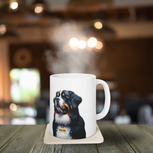 Bernese Mountain Dog Mug, Berner Mug, Dad gift, valentines gift, birthday mug, dog mug, dog gift, Bernedoodle, Doodle Dad, Doodle Mom