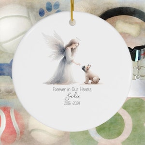 French Bull Dog memorial ornament,dog mom gifts,dog christmas gifts,gifts for dog owners,gifts for dog lovers,dog picture ornament,cat lovers gift,dog memorial gifts,pet memorial gifts,mothers day gift