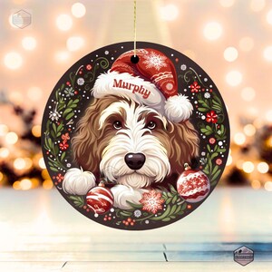 Bernedoodle Ornament - Custom Personalized For You