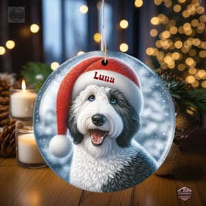 Personalized Sheepadoodle Ornament