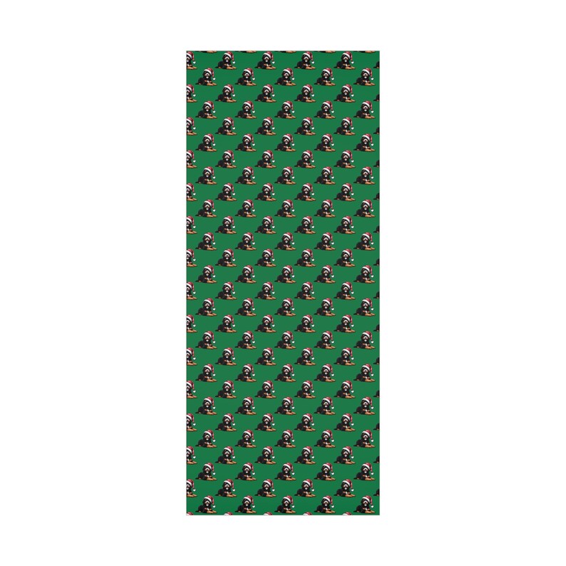 Bernedoodle Christmas Gift Wrap | Holiday Dog Wrapping Paper zdjęcie 3