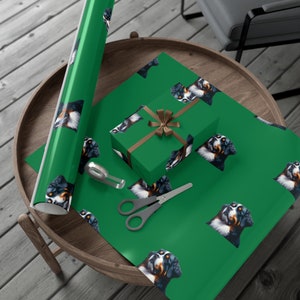 Bernese Mountain Dog Wrapping Paper | Eco-Friendly Gift Wrap image 10