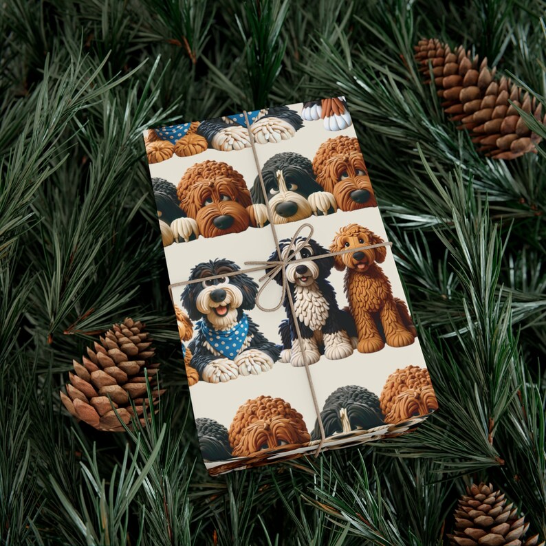 bernedoodle gifts,bernedoodle ornament,bernedoodle mom,dog gifts for owners,dog Christmas sweate,holiday gift wrap,doodle mom,Christmas dog,custom gift wrap,goldendoodle ornamen,Aussiedoodle,Doodle lover,Dog owner gift, great doodle mom gift, doodles