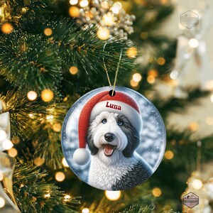 Personalized Sheepadoodle Ornament