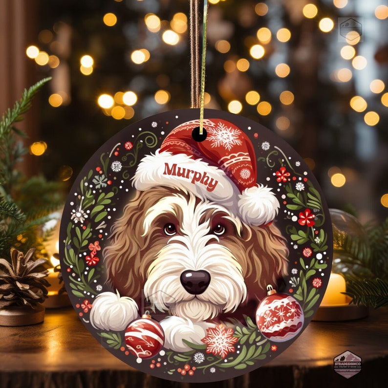 Bernedoodle Ornament - Custom Personalized For You