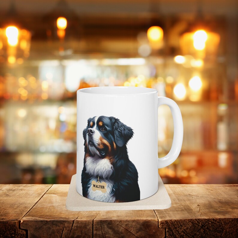 Bernese Mountain Dog Mug, Berner Mug, Dad gift, valentines gift, birthday mug, dog mug, dog gift, Bernedoodle, Doodle Dad, Doodle Mom