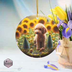 Custom Dog Ornament,Christmas Gifts,Personalize Ornament,Puppy Ornament,Picture Ornament,Gift For Dog Owners,Gift For Pet Lovers,Christmas Ornament,New Pet Ornament,Acrylic Ornament,Ceramic Ornament,Holiday Ornament,Memorial Ornament