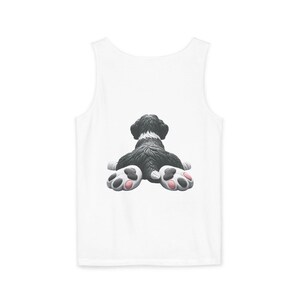 Bernedoodle Mom Tattoo Tank Top: Dog Lover Sleeveless Shirt image 4