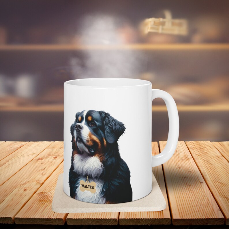 Bernese Mountain Dog Mug, Berner Mug, Dad gift, valentines gift, birthday mug, dog mug, dog gift, Bernedoodle, Doodle Dad, Doodle Mom