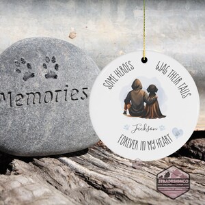 Poodle Memorial Ornament - Celebration of pet life, dog lover, pet lover, poodle mom, poodle dad, ceramic keep sake, ornament of love, dog memorial gift, cherrish pet life, cherish love, pet child, pet death, dead dog