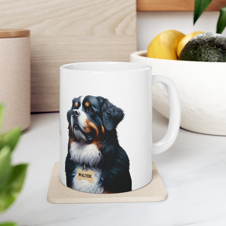Bernese Mountain Dog Mug, Berner Mug, Dad gift, valentines gift, birthday mug, dog mug, dog gift, Bernedoodle, Doodle Dad, Doodle Mom