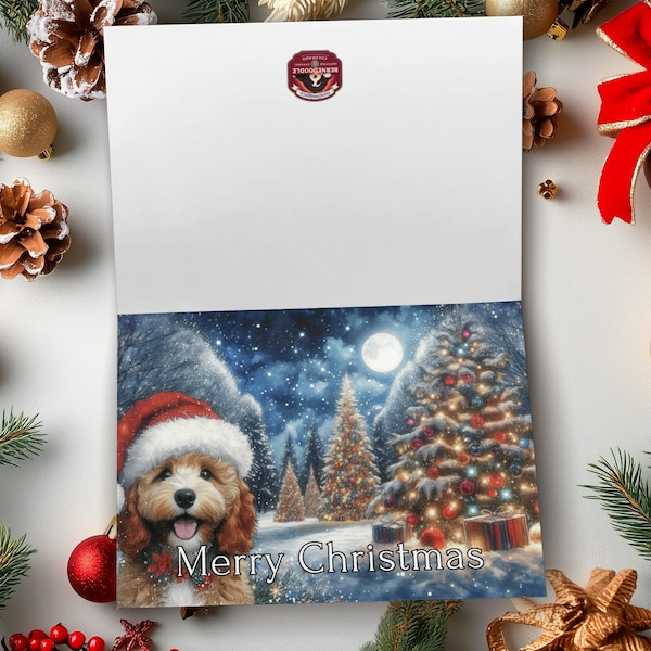 Goldendoodle Christmas Greeting Cards - Share The Joy of Your Doodle With The World!