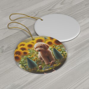 Custom Dog Ornament,Christmas Gifts,Personalize Ornament,Puppy Ornament,Picture Ornament,Gift For Dog Owners,Gift For Pet Lovers,Christmas Ornament,New Pet Ornament,Acrylic Ornament,Ceramic Ornament,Holiday Ornament,Memorial Ornament