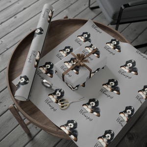 Bernedoodle Wrapping Paper | Dog Pattern Gift Wrap image 17