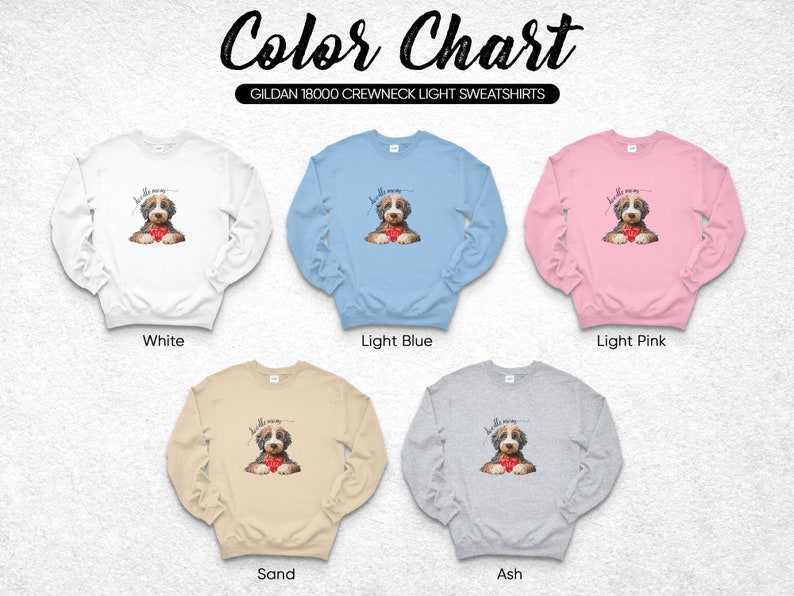 Sudadera personalizada para mamás de Bernedoodle, con el nombre del perro personalizado. imagen 3
