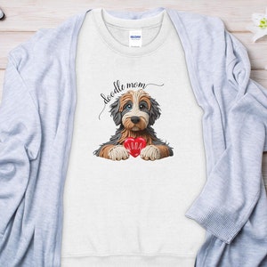 Sudadera personalizada para mamás de Bernedoodle, con el nombre del perro personalizado. imagen 5