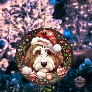 Bernedoodle Ornament - Custom Personalized For You