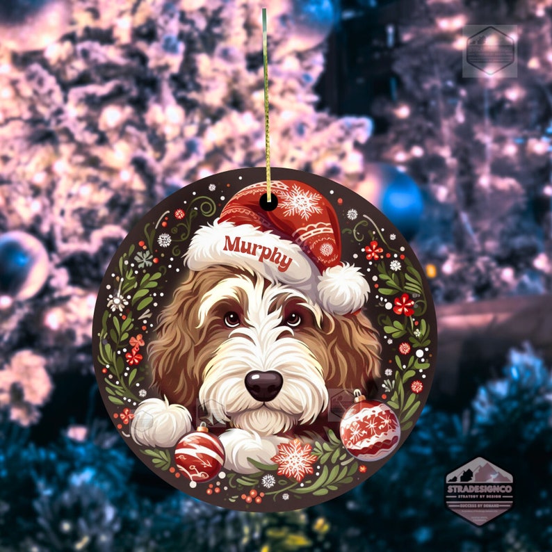 Bernedoodle Ornament - Custom Personalized For You