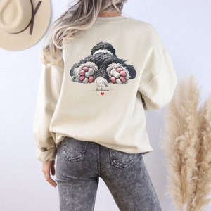 Personalized Bernedoodle Sweatshirt | Front and Back Designs | Doodle Mom Gift | Dog Mama Shirt | Doodle Statement to Celebrate Your Furball