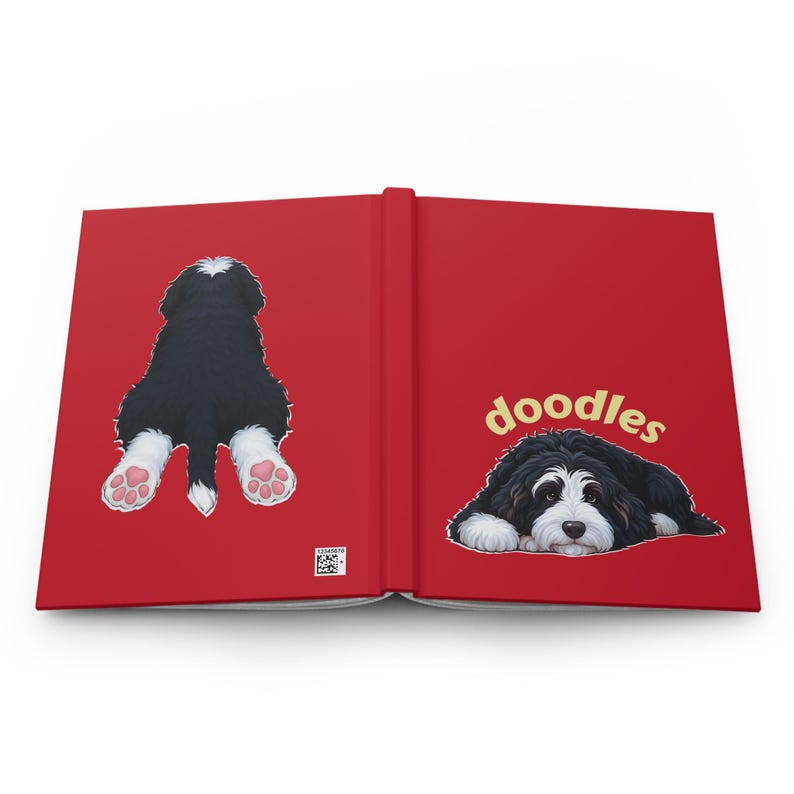 Bernedoodle Hardcover Journal: Dog Lover's Writing Notebook image 1