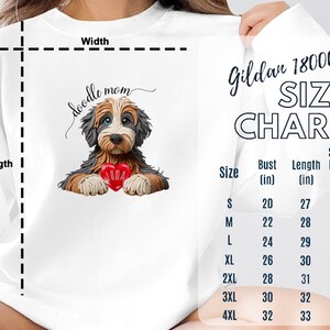 Sudadera personalizada para mamás de Bernedoodle, con el nombre del perro personalizado. imagen 10