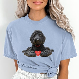 Personalized Black Goldendoodle Dog T-Shirt, Perfect Dog Lovers Tee, Gift for Her or Him, Perfect Trendy Gift for Doodle Mama Dad Pet Lovers
