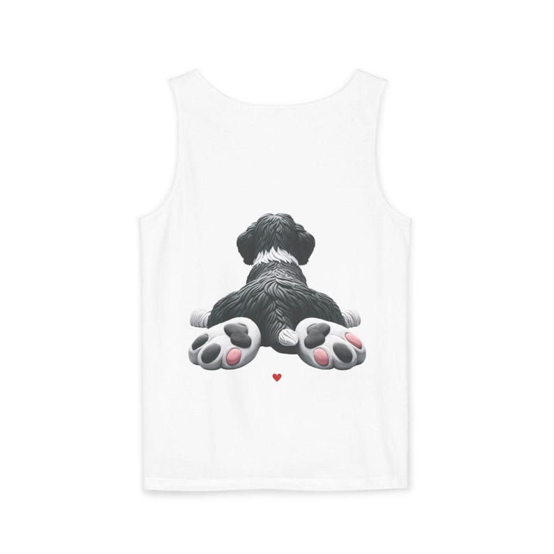 Doodle Dog Mom Tank Top: Ring-Spun Cotton, Summer Style image 4