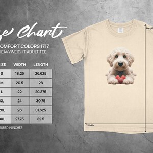 Maglietta personalizzata Goldendoodle, maglietta alla moda per mamme di cani, regalo per amanti dei cani immagine 6