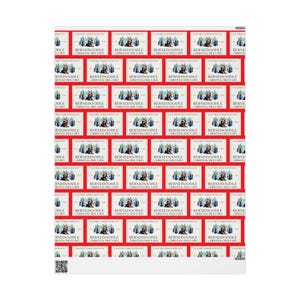Bernedoodle Dog Themed Christmas Wrapping Paper – Doodle Lover Festive Design image 9