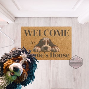 Bernedoodle door mat, doodle mom, door mat, doormat, pet mat, funny welcome mat, pet welcome mat,Bernedoodle, Miniature Bernedoodle, Tiny Bernedoodle, Australian Bernedoodle, Goldendoodles, Standard Goldendoodle, Miniature Goldendoodle
