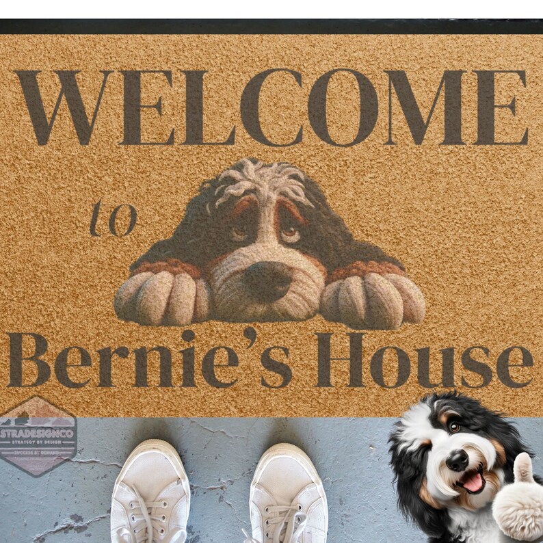 Bernedoodle door mat, doodle mom, door mat, doormat, pet mat, funny welcome mat, pet welcome mat,Bernedoodle, Miniature Bernedoodle, Tiny Bernedoodle, Australian Bernedoodle, Goldendoodles, Standard Goldendoodle, Miniature Goldendoodle