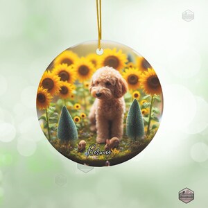 Custom Dog Ornament,Christmas Gifts,Personalize Ornament,Puppy Ornament,Picture Ornament,Gift For Dog Owners,Gift For Pet Lovers,Christmas Ornament,New Pet Ornament,Acrylic Ornament,Ceramic Ornament,Holiday Ornament,Memorial Ornament