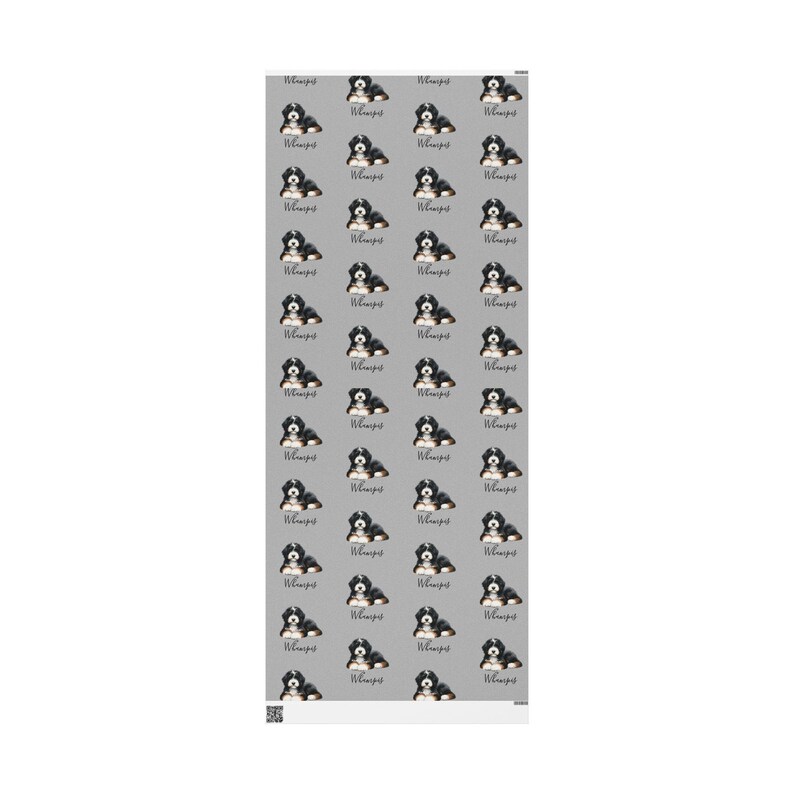 Bernedoodle Wrapping Paper | Dog Pattern Gift Wrap image 14
