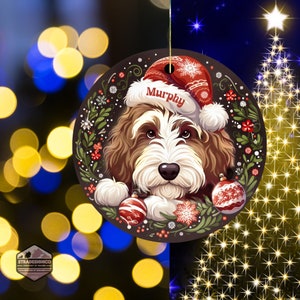 Bernedoodle Ornament - Custom Personalized For You