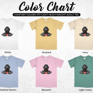 Personalized Black Goldendoodle Dog T-Shirt, Perfect Dog Lovers Tee, Gift for Her or Him, Perfect Trendy Gift for Doodle Mama Dad Pet Lovers