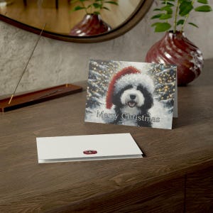 Dog Christmas Card, Cute Holiday Greeting Card, Christmas Card for Dog Lovers, Festive Dog Card, Merry Christmas Card