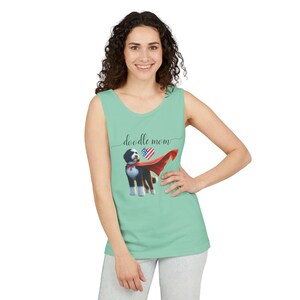 Doodle Dog Mom Tank Top: Ring-Spun Cotton, Summer Style image 8