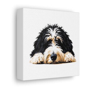 バーニーズドゥードル犬のキャンバスアートプリント - StraDesignCo ホームデコレーション 画像 6
