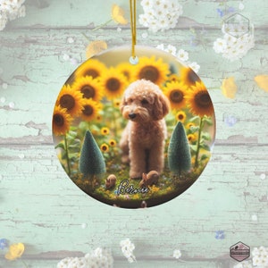 Custom Dog Ornament,Christmas Gifts,Personalize Ornament,Puppy Ornament,Picture Ornament,Gift For Dog Owners,Gift For Pet Lovers,Christmas Ornament,New Pet Ornament,Acrylic Ornament,Ceramic Ornament,Holiday Ornament,Memorial Ornament