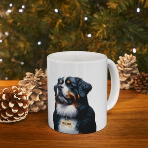 Bernese Mountain Dog Mug, Berner Mug, Dad gift, valentines gift, birthday mug, dog mug, dog gift, Bernedoodle, Doodle Dad, Doodle Mom