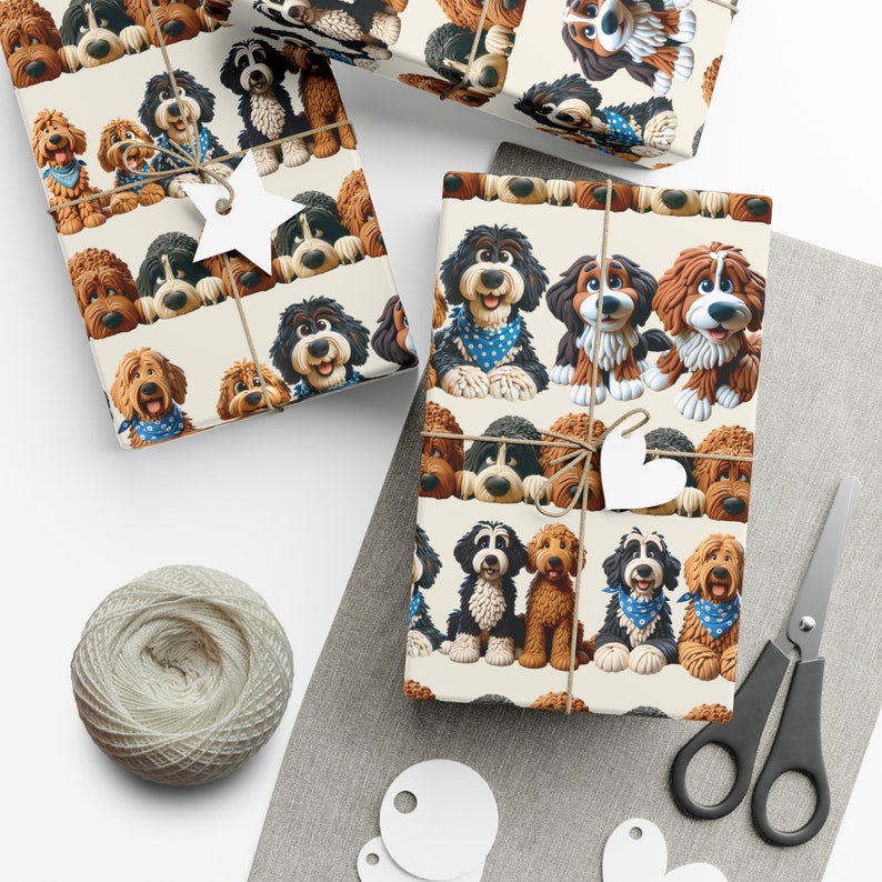 bernedoodle gifts,bernedoodle ornament,bernedoodle mom,dog gifts for owners,dog Christmas sweate,holiday gift wrap,doodle mom,Christmas dog,custom gift wrap,goldendoodle ornamen,Aussiedoodle,Doodle lover,Dog owner gift, great doodle mom gift, doodles