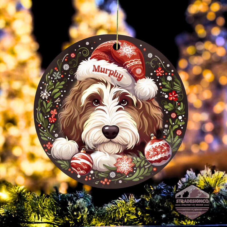 Bernedoodle Ornament - Custom Personalized For You