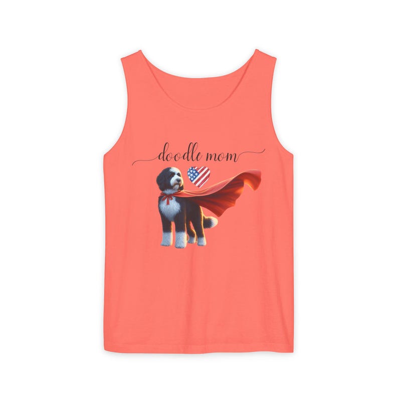 Doodle Dog Mom Tank Top: Ring-Spun Cotton, Summer Style image 6