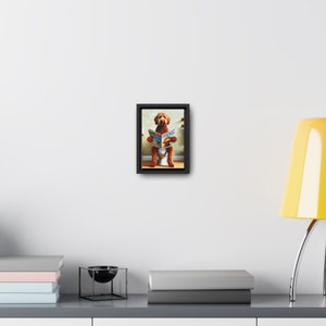 bathroom poster,custom dog gift,custom pet portrait,custom pet print,dog in bathtub print,dog in toilet,dog mom gift,dog portrait,funny pet portrait,kids bathroom art,memorial dog gift,personalized dog art,pet portrait