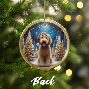 Personalized Dog Christmas Ornament, Custom Pet Photo Gift, Dog Lover Holiday Decoration, Unique Christmas Tree Ornament