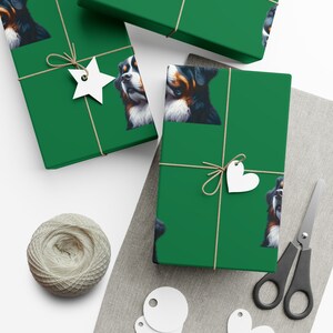 Bernese Mountain Dog Wrapping Paper Gift Wrap