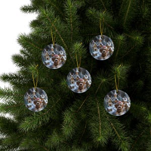 Christmas Tree Ornaments Set, Holiday Decor, Festive Tree Decoration, Christmas Tree Baubles, Winter Wonderland Ornaments