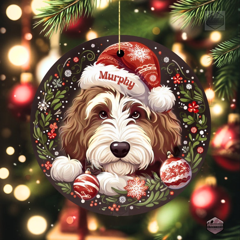 Bernedoodle Ornament - Custom Personalized For You