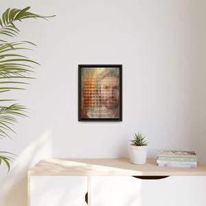 Setenta veces siete lienzo abstracto – El perdón de Jesucristo, decoración cristiana para el hogar imagen 4