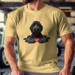 Personalized Black Goldendoodle Dog T-Shirt, Perfect Dog Lovers Tee, Gift for Her or Him, Perfect Trendy Gift for Doodle Mama Dad Pet Lovers